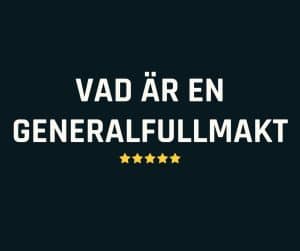 Generalfullmakt